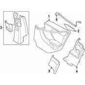 BMW Door Interior Trim Panel Cap - Genuine BMW 51417317575