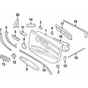 BMW Sound Insulation Door Top Right - Genuine BMW 51417389336
