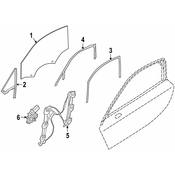 BMW Door Reveal Molding - Genuine BMW 51417417801