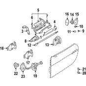 BMW Interior Door Handle - Genuine BMW 51418268012
