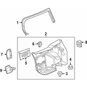 Mini Door Access Cover - Genuine Mini 51427360891