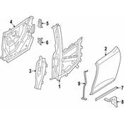 BMW Door Access Cover - Genuine BMW 51427363179