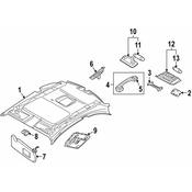 BMW Roof Bezel - Genuine BMW 51442996337