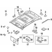 BMW Overhead Console - Genuine BMW 51447114063