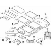 Mini Sun Visor - Genuine Mini 51447402936