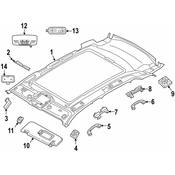 BMW Interior Grab Bar Bracket - Genuine BMW 51447451369