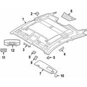 BMW Roof Opening Trim - Genuine BMW 51448073372