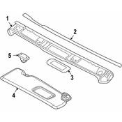 BMW Cover Windscreen Panel Top (Black) - Genuine BMW 51448204277