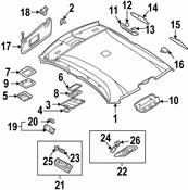 BMW Frame (Light Grey) - Genuine BMW 51448250141
