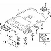 BMW Dome Light Lens - Genuine BMW 51449113909