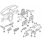 MINI Instrument Panel Trim Panel - Genuine MINI 51452752870