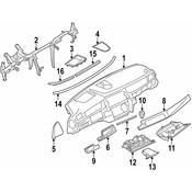 BMW Trim Dashboard Aluminium Right (Hexagon) - Genuine BMW 51458050171