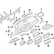 BMW Trim Centerstack Bottom - Genuine BMW 51459201670