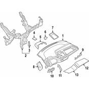 BMW Instrument Panel Cover - Genuine BMW 51459282990
