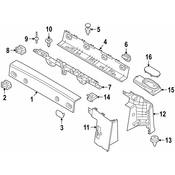 Mini Roll Bar Trim Panel - Genuine Mini 51467393469