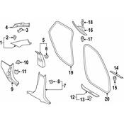 BMW Cover Strip Entrance Rear Right (Savannabeige) - Genuine BMW 51472990510
