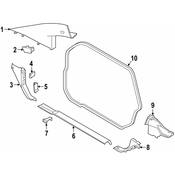 BMW Door Sill Plate - Genuine BMW 51477272382