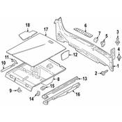 BMW Luggage Compartment Pan - Genuine BMW 51477295585
