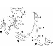 BMW Front Entrance Cover (XLine) - Genuine BMW 51477354251