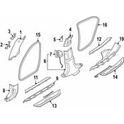 BMW Door Trim Sill Plate Insert - Genuine BMW 51477364348