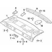 BMW Seat Belt Trim Bezel - Genuine BMW 51477482387