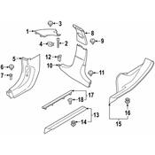 BMW Door Trim Sill Plate Insert - Genuine BMW 51478079724