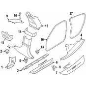 BMW Door Sill Plate - Genuine BMW 51478098367