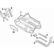 BMW Cover Strip Entrance Interior Right - Genuine BMW 51478234428
