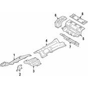 BMW Floor Pan Heat Shield - Genuine BMW 51487340210