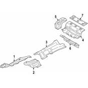 BMW Floor Pan Heat Shield - Genuine BMW 51488079983