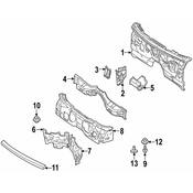 BMW Upper Sound Insulating Dash Panel - Genuine BMW 51488402102