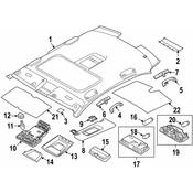 BMW Sound Insulating Roof Rear - Genuine BMW 51489116283