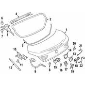 BMW Quarter Panel Gutter - Genuine BMW 51497315017