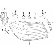 BMW Tail Light Cover - Genuine BMW 51497474487