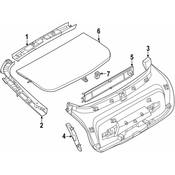 BMW Liftgate Trim - Genuine BMW 51497487587