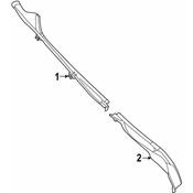 BMW Wheel Arch Molding - Genuine BMW 51497487593