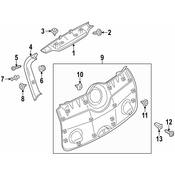 MINI Liftgate Trim - Genuine MINI 51499801415