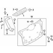 MINI Liftgate Trim - Genuine MINI 51499812063