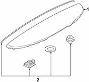 Mini Spoiler Hardware Kit - Genuine Mini 51627448595