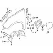BMW Repair Holder Side Panel Front Right - Genuine BMW 51647386158