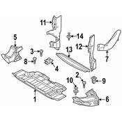 BMW Air Duct Front Left - Genuine BMW 51717008091
