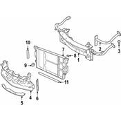 BMW Sealing Cooling-Air Duct - Genuine BMW 51717009443