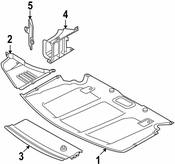 BMW Radiator Support Splash Shield - Genuine BMW 51717031942