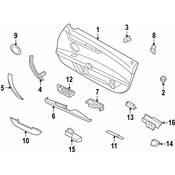 BMW Crash Pad Left - Genuine BMW 51717198293