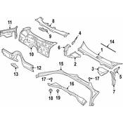 BMW Cowl Panel Drain Hose - Genuine BMW 51717454444