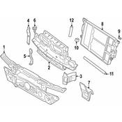 BMW Front Right Brake Air Duct - Genuine BMW 51718125968