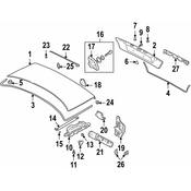 BMW Stopper Right - Genuine BMW 51718186888
