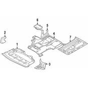 BMW Radiator Support Splash Shield - Genuine BMW 51718188806