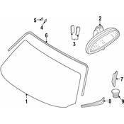 BMW Right Apron Cover - Genuine BMW 51718241564