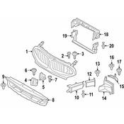 BMW Radiator Support Air Duct - Genuine BMW 51745A21DC8